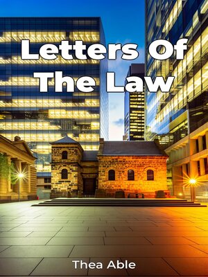 cover image of Letters of the Law